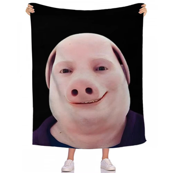 Mengsha pătură din flanelă pentru bebeluși — 800–1000 g, stil desen animat, pentru toate anotimpurile, de la nou-născuți până la 6 ani, personalizabilă