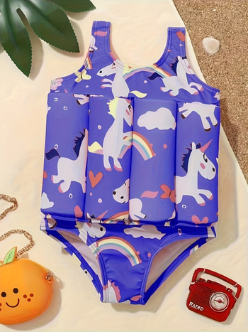 Unisex παιδικό μαγιό μονόσωμο με πλευστότητα – πολυεστέρας