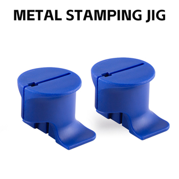 Джиг за щамповане с дигитална азбука и държач за ръчно чукване – квадратен инструмент