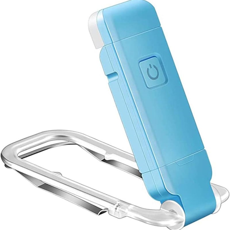 Csipeszes USB olvasólámpa, összecsukható asztali lámpa fehér fénnyel, szemvédelmezés, műanyag árnyékoló