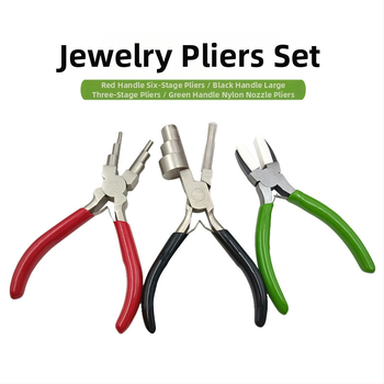 Clește multifuncțional cu capete 3- și 6-segmente, mâner din nylon, răsucire și modelare; anticoroziv, greutate 0.55, stil german