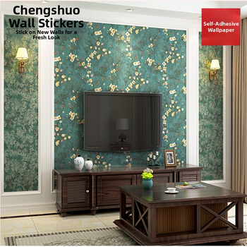 Αυτοκόλλητη 3D ταπετ, μη υφαντό μαργαριταρένιο χαρτί, αμερικανικό αγροτικό στυλ, για φόντο το σαλόνι και το υπνοδωμάτιο