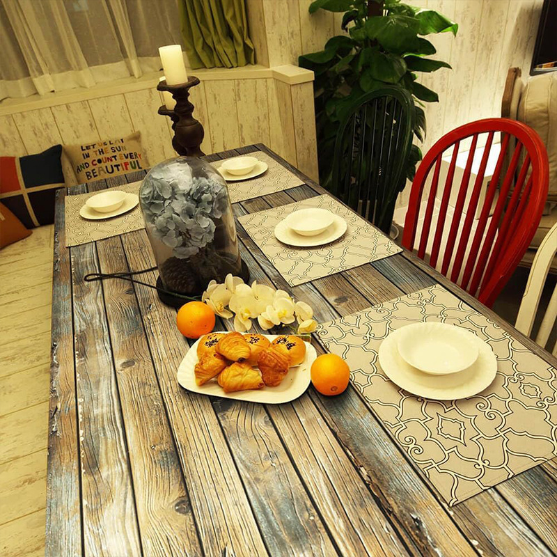 Kulunud puidust tapeet – isekleepuv vinüül, siidimaterjal, klassikaline stiil