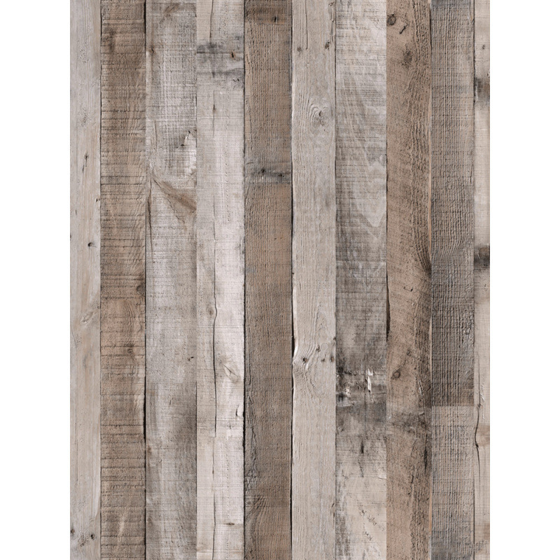 Kulunud puidust tapeet – isekleepuv vinüül, siidimaterjal, klassikaline stiil