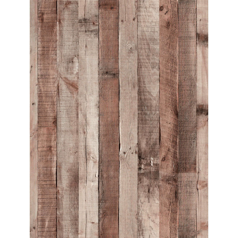 Kulunud puidust tapeet – isekleepuv vinüül, siidimaterjal, klassikaline stiil