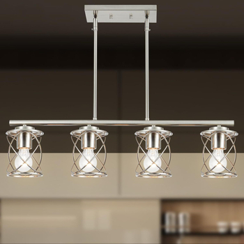 Βίνταζ πολυέλαιος οροφής με πολλαπλές κεφαλές, μεταλλικός, κρεμαστός, για σαλόνι και εστιατόριο, λαμπτήρας πυρακτώσεως, 110–220V