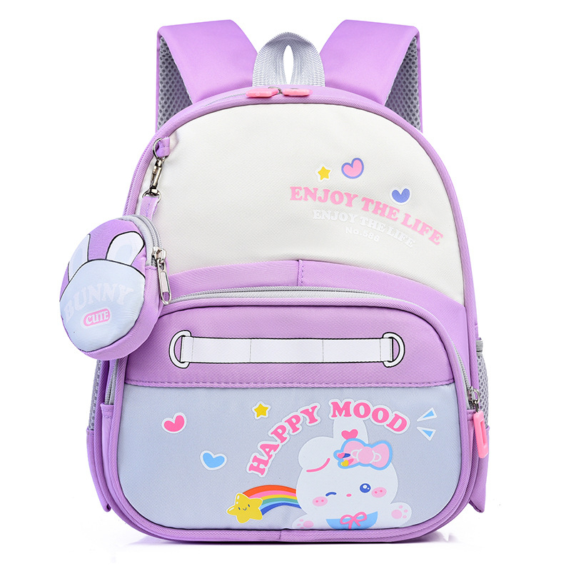 Bērnu skolas mugursoma, universāls dizains, Oxford audums, neilona odere, anime raksts