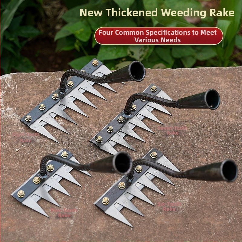 Blacksmith Bull Daugiafunkcinis ravėjimo įrankis — nuimama kastuvėlio galvutė, dirvos apdirbimo įrankis, sodo kultivatorius, pritaikymo palaikymas