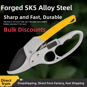 Ανοξείδωτες ψαλίδες κλαδέματος – ανθεκτικό κόψιμο κλαδιών, πολυλειτουργικό εργαλείο κηπουρικής για κλάδεμα κλαδιών και φρούτων