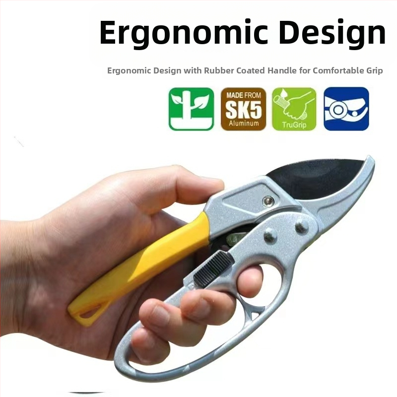 Nerezové nožnice na konáre – pevné rezanie, viacúčelový záhradný nástroj na konáre a ovocné vetvy