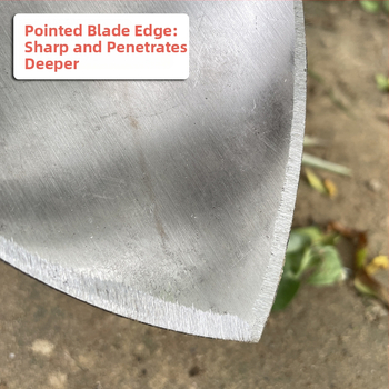 Ūkinė kastuvė su kvadratine mentele, medinė rankena, vidutinio anglies plieno korpusas, modelis 3833