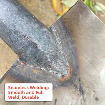 Ūkinė kastuvė su kvadratine mentele, medinė rankena, vidutinio anglies plieno korpusas, modelis 3833