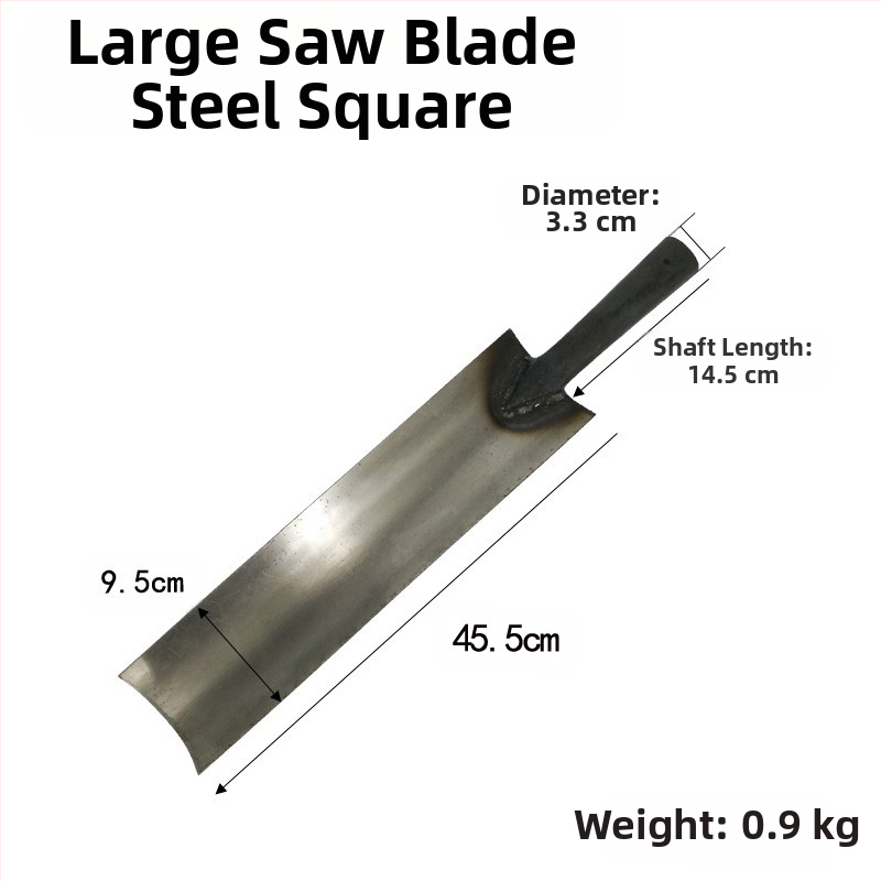 Ūkinė kastuvė su kvadratine mentele, medinė rankena, vidutinio anglies plieno korpusas, modelis 3833