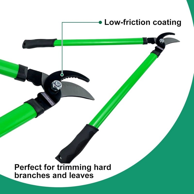 Genėjimo žirklės storoms ir aukštoms šakoms – sodo genėjimo įrankis šalia tvoros