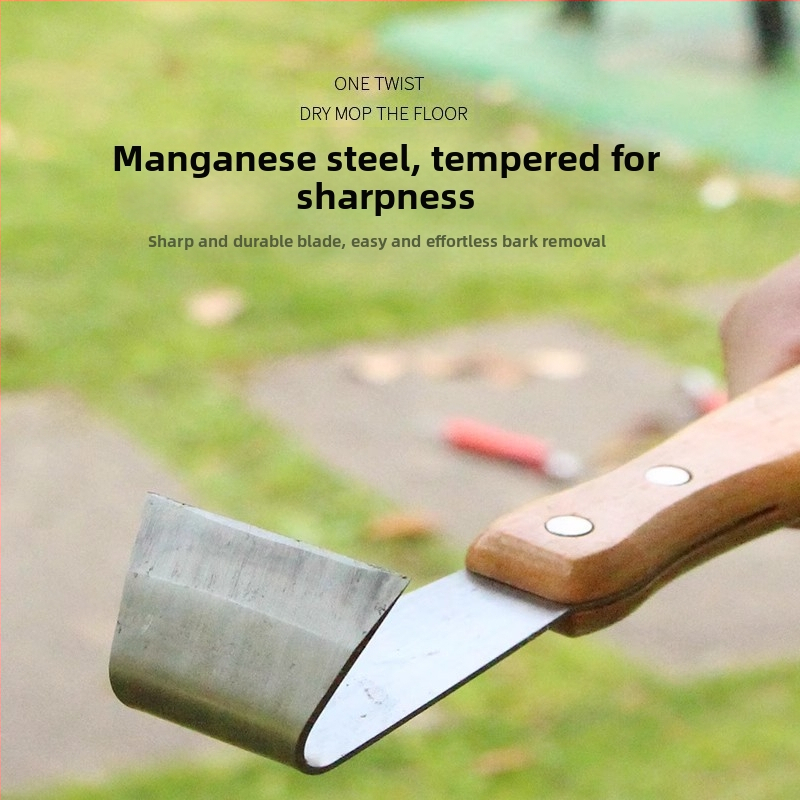 Многофункционален нож за стъргване на кората на плодови дървета с кука