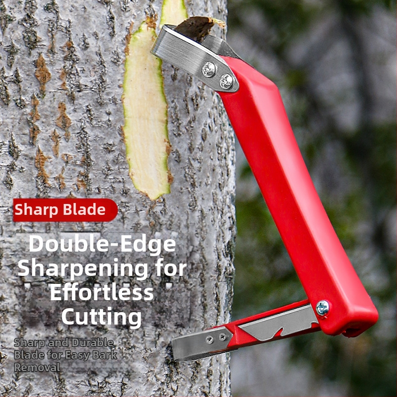 Многофункционален нож за стъргване на кората на плодови дървета с кука
