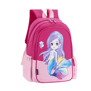 Bērnu skolas mugursoma - viegls, ar anime karikatūras rakstu, Oxford audums, elpojošs un ūdensizturīgs