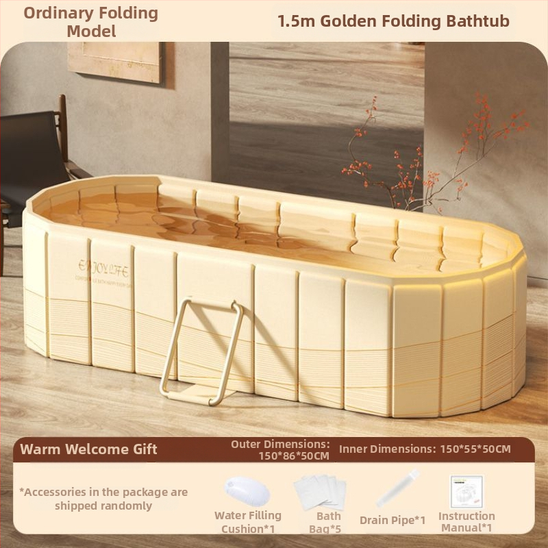 Sulankstoma vonia suaugusiems, tarpaulin medžiaga, viso kūno vonia, sėdimoji vonia, dvigubas sulankstymo dizainas