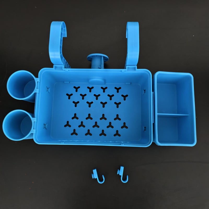 Tárolókosár — medencekeret, műanyagból, gyümölcs és ruhák számára, modern minimalist stílus