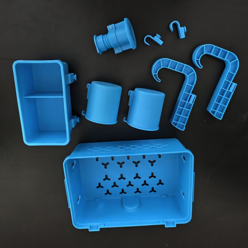 Tárolókosár — medencekeret, műanyagból, gyümölcs és ruhák számára, modern minimalist stílus