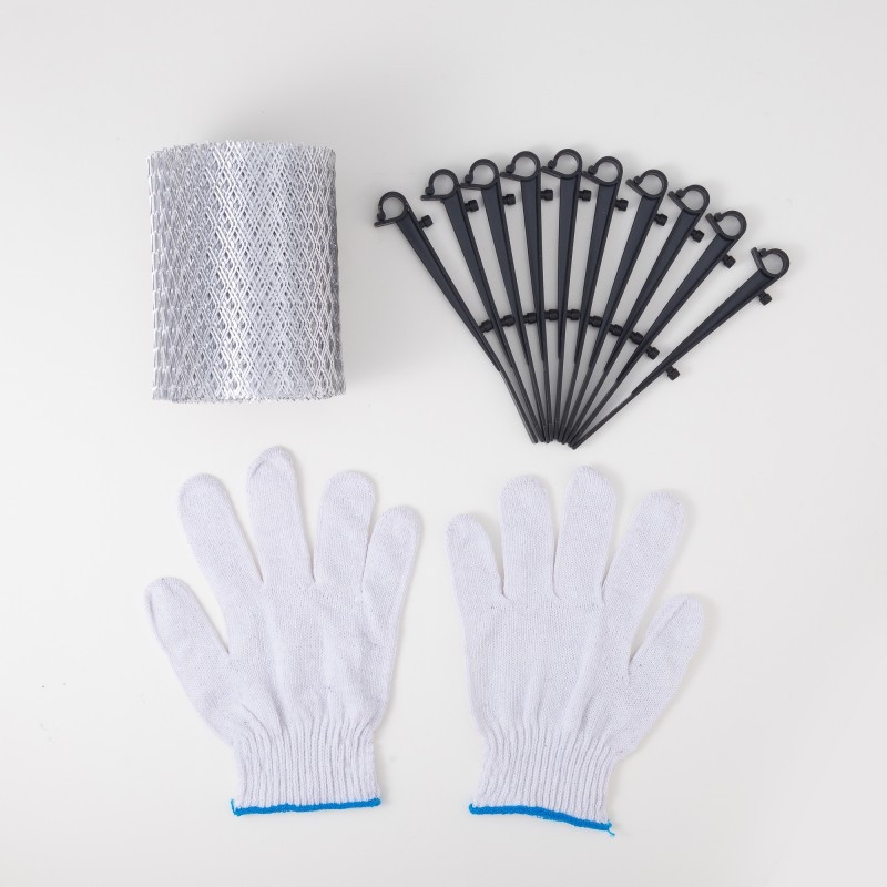 Alumínium ötvözetű ereszcsatorna háló – levélfiltráló, dugulás elleni védelem, modern minimalista stílus, kerti felszerelés