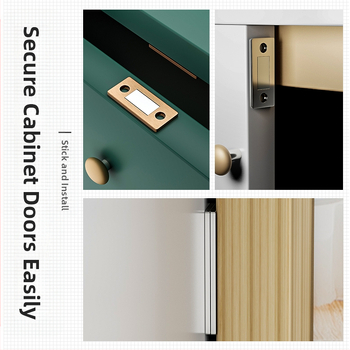 Μαγνητικός απορροφητής πόρτας ντουλάπας – ισχυρός μαγνήτης, ανοξείδωτος χάλυβας, μοντέλο Xhq6001-A, για συρόμενες πόρτες και ντουλάπες