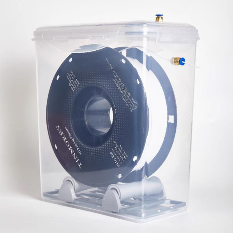 3D spausdintuvo PLA medžiagų džiovinimo dėžė – drėgmės ir dulkių apsauga, sandari PETG laikymo dėžė, universalus 1 kg plokštelė