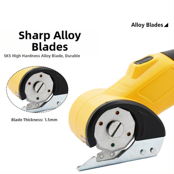 Elektrinės žirklės audiniams ir odai, įkraunama ličio baterija, 3,6V, greitas pjovimas