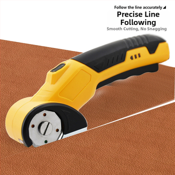 Elektrinės žirklės audiniams ir odai, įkraunama ličio baterija, 3,6V, greitas pjovimas