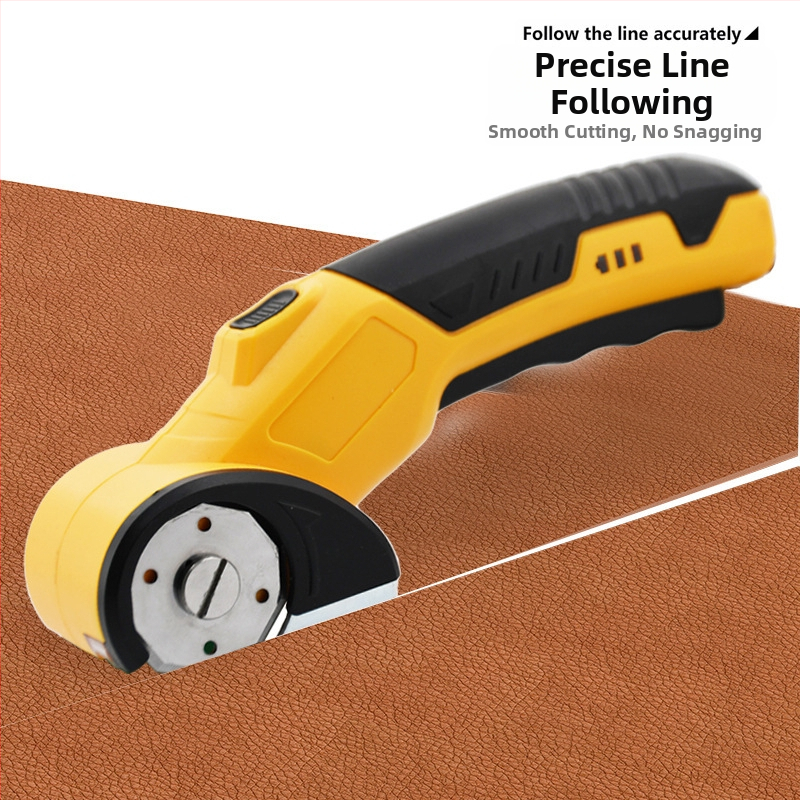 електрически ножици за рязане на плат и кожа, презареждаща литиева батерия, 3.6V, бързо рязане