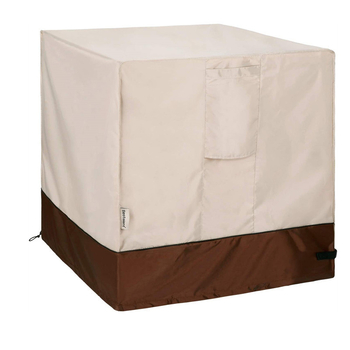 Kültéri központi klímaberendezés védőfedél | négyzetes alakú, esőálló és porálló, 210D Oxford poliészter anyag