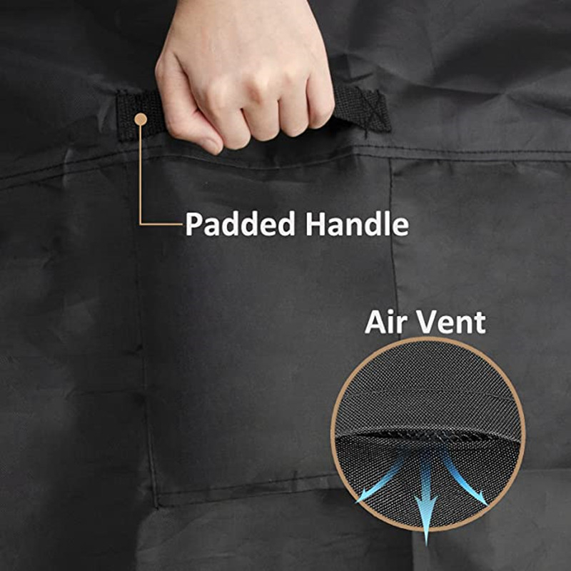 Kültéri központi klímaberendezés védőfedél | négyzetes alakú, esőálló és porálló, 210D Oxford poliészter anyag