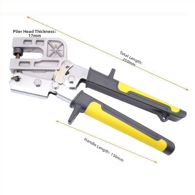 Клещи за пробиване на таван за леки стоманени носещи профили – намалено усилие, без пирони, професионален пълен комплект