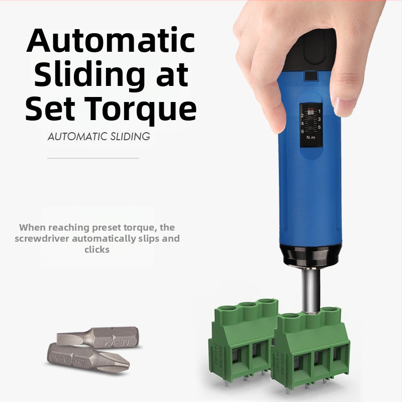 Отвертка с въртящ момент – предварително зададена и регулируема, Hemu, корпус от въглеродна стомана