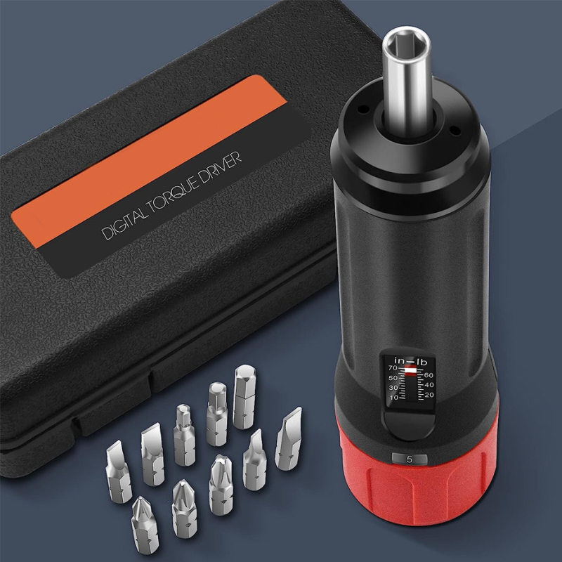 Отвертка с въртящ момент – предварително зададена и регулируема, Hemu, корпус от въглеродна стомана