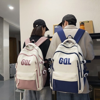 Unisex νάιλον σακίδιο πλάτης, 36–55 λίτρων, για φορητό 15 ιντσών, ανθεκτικό στη φθορά, με ιμάντες αερόσφυξης