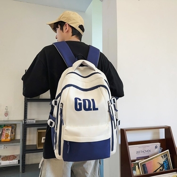 Unisex νάιλον σακίδιο πλάτης, 36–55 λίτρων, για φορητό 15 ιντσών, ανθεκτικό στη φθορά, με ιμάντες αερόσφυξης