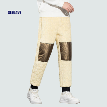 Ανδρικά παντελόνια φλίς για χειμώνα, αντιανεμικά και αδιάβροχα, ίσιο κόψιμο, με κορδόνι