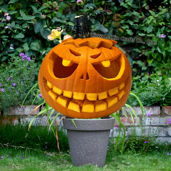 2D акрилна висяща украса за вътрешни/външни градински саксии – Хелоуин серия, хорър тематика, UV печат