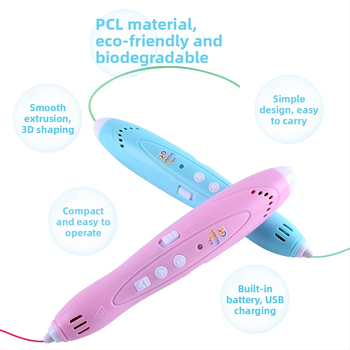 Παιδικό στυλό 3D εκτύπωσης με χαμηλή θερμοκρασία, ασύρματο, πολύχρωμα LED φώτα για ζωγραφική και γκραφίτι – εκπαιδευτικό παιχνίδι τέχνης για 7–14 ετών