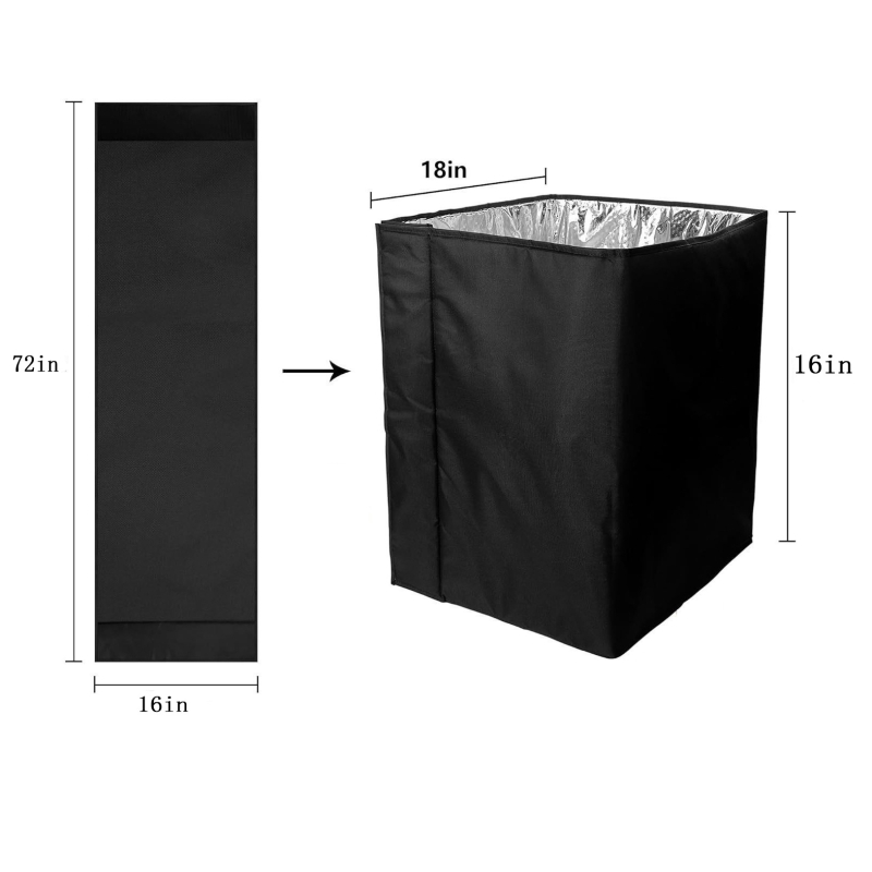 Méhkaszigetelő takaró 600D Oxford anyagból, pearl cotton és alumínium fóliával a téli védelemhez