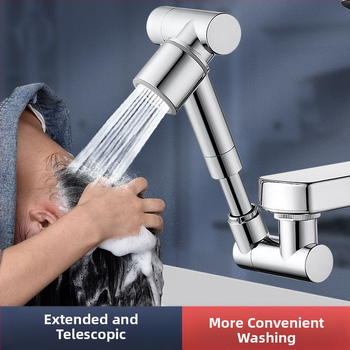 Vannasistabas krāns ar mehānisku roku, 1440° rotējošs izlaidums, sakausējuma korpuss, vienrokas vadība, elektroplatinēta virsma, darba temperatūras diapazons 0-80°C