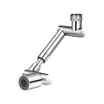 Vannasistabas krāns ar mehānisku roku, 1440° rotējošs izlaidums, sakausējuma korpuss, vienrokas vadība, elektroplatinēta virsma, darba temperatūras diapazons 0-80°C