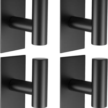 Ανοξείδωτες αυτοκόλλητες κρεμάστρες για ρούχα, κλειδιά και πόρτες – πολυσειρά σχεδίαση, αντοχή 5–10 kg, σετ 1/3/4/5 τεμάχια