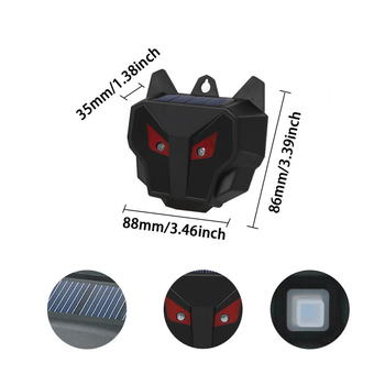 Wall-e MS217 Αποτρεπτικό Αγριας Πανίδας με Ηλιακή Τροφοδοσία για Φάρμες, 1.2V, 20Hz, 1W