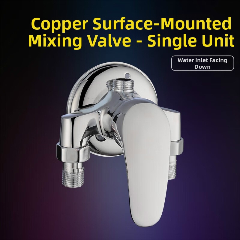 Dušo komplektas iš vario, modelis H-3401; spiralinis montavimas; lietaus ir purškimo funkcijos; chromuotas paviršius; darbinė temperatūra 5–80°C