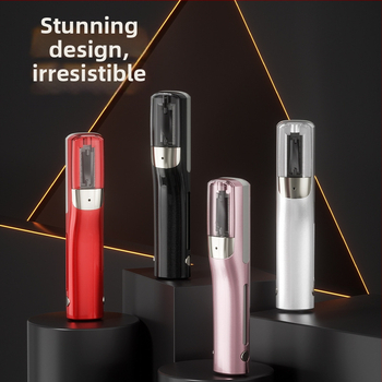 Безжичен електрически подстригвач за коса, безчетков мотор, керамични ножове, подвижна и миеща се глава, нисък шум до 36 dB