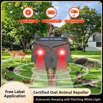 Ultragarsinis gyvūnų atbaidytuvas P666 – pelėms atbaidytojas, įkraunamas, 200 kHz, 5 W, korpusas PC/ABS