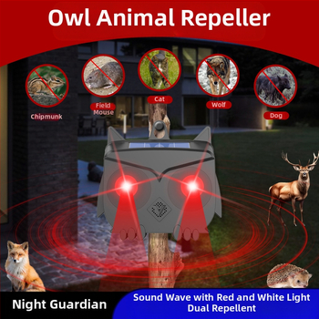 Ultragarsinis gyvūnų atbaidytuvas P666 – pelėms atbaidytojas, įkraunamas, 200 kHz, 5 W, korpusas PC/ABS