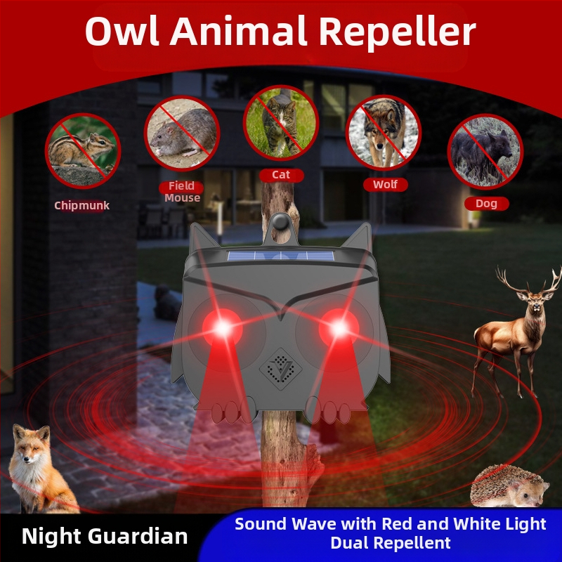 Ултразвуков репелент за животни P666 – отблъсвач за мишки, презареждащ се, 200 kHz, 5 W, корпус PC/ABS